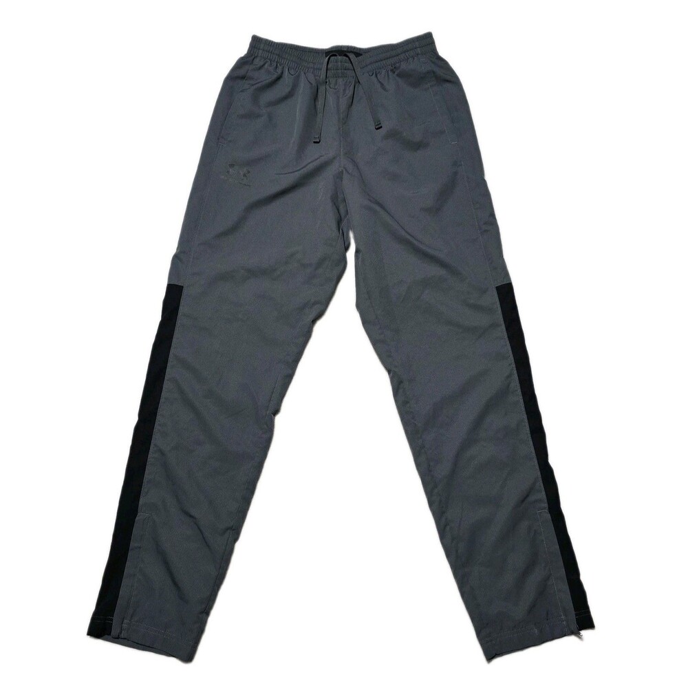 Under Armour UA Men's Sz Medium Vital Warm-up Performance Pants Gray Loose Fit